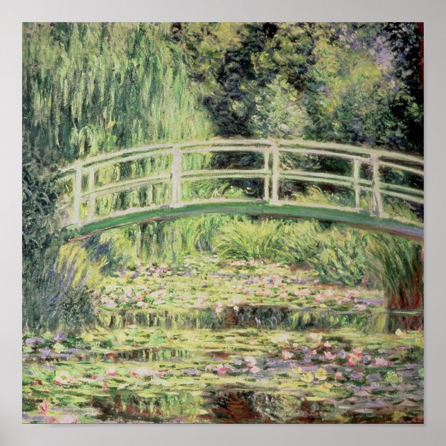 Poster Claude Monet | Nenefastos brancos, 1899 (Frente)