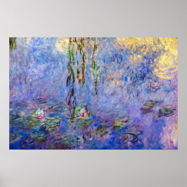 Poster Claude Monet - Nenúfares (Frente)