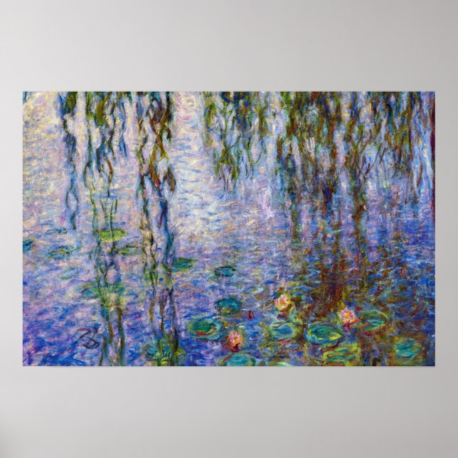 Poster Claude Monet - Nenúfares (Frente)