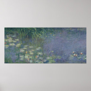 Poster Claude Monet Nenúfares: Manhã, 1914-18
