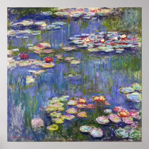 Poster Claude Monet - Nenúfares / Ninféias