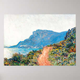 Poster Claude Monet O Corniche perto de Mônaco