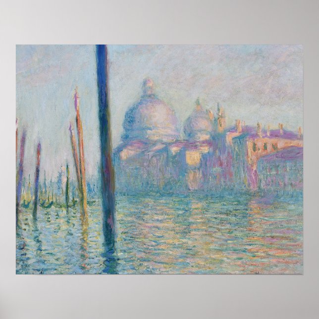 Poster Claude Monet - O Grande Canal (Frente)