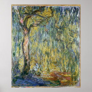Poster Claude Monet   o grande salgueiro em Giverny, 1918