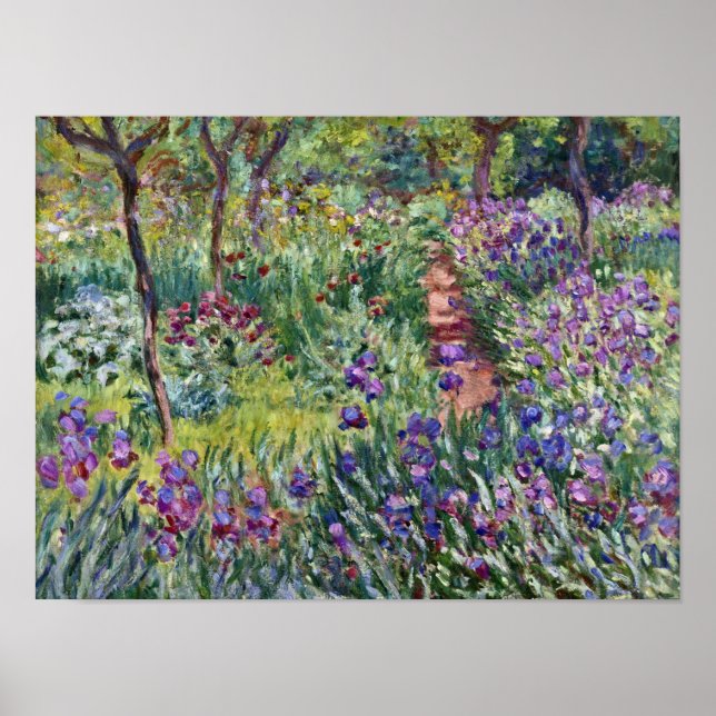Poster Claude Monet - O Jardim do Artista em Giverny (Frente)