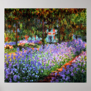 Pôster Claude Monet O Jardim do Artista em Giverny