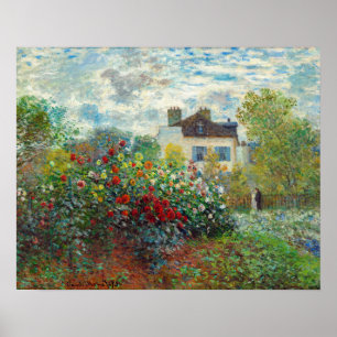 Poster Claude Monet - O Jardim do Artista na Argentina
