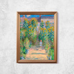Poster Claude Monet O Jardim Dos Artistas Girassóis Arte<br><div class="desc">Poster de Claude Monet,  O Jardim do Artista em Vétheuil,  1880-1881. Velho quadro famoso com um menino e girassóis. Licença CCO,  dominio público. Quadro não incluído.</div>