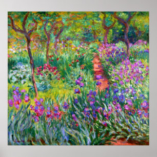 Poster Claude Monet: O Jardim Íris em Giverny