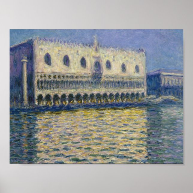 Poster Claude Monet - O Palácio Dos Cães (Frente)
