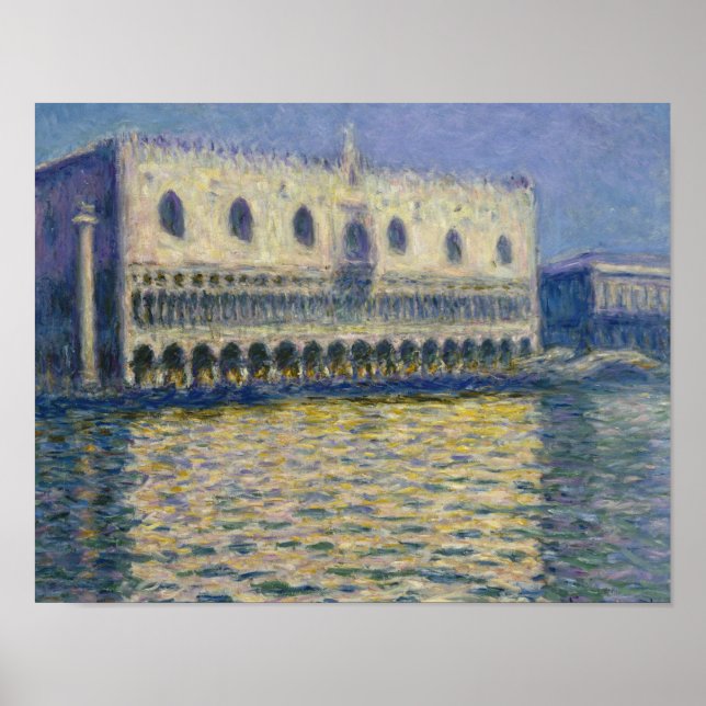 Pôster Claude Monet - O Palácio Dos Cães (Frente)
