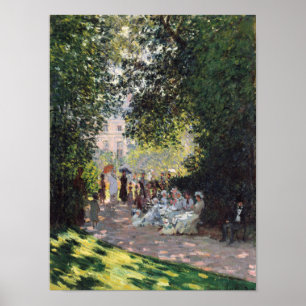 Pôster Claude Monet o Parc Monceau