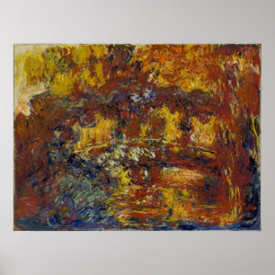 Poster Claude Monet - o passadiço japonês