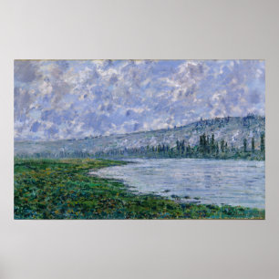 Pôster Claude Monet o Seine em Vetheuil