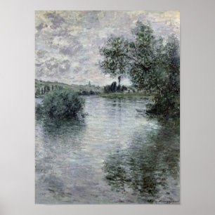 Poster Claude Monet   o Seine em Vetheuil, 1879