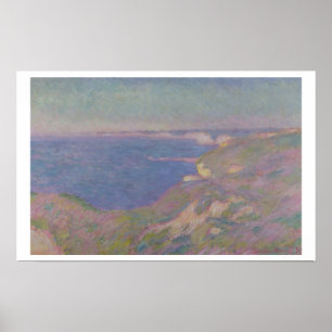Poster Claude Monet   os penhascos aproxima Dieppe