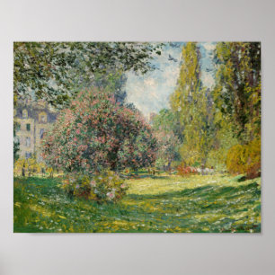 Pôster Claude Monet - Paisagem: Parc Monceau