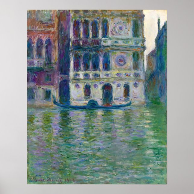 Poster Claude Monet - Palazzo Dario (Frente)