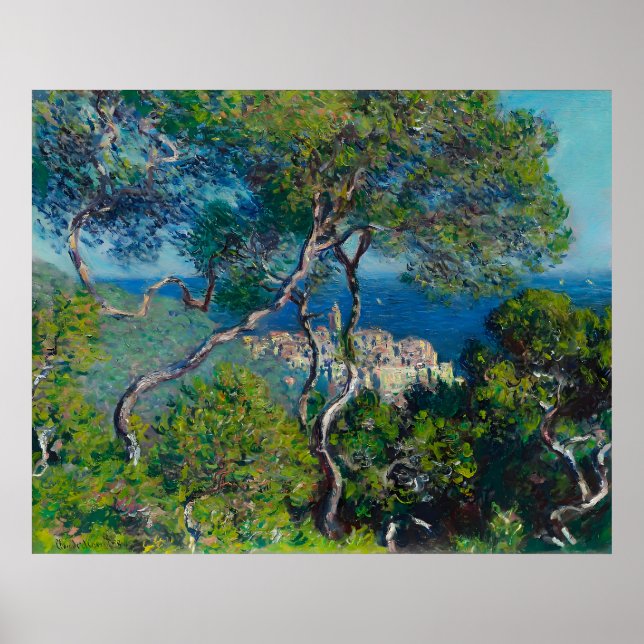 Poster Claude Monet pintando (Frente)
