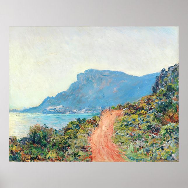 Poster Claude Monet pintando (Frente)