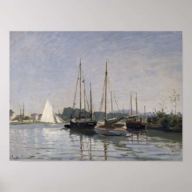 Pôster Claude Monet | Pleasure Boats, Argenteuil, c.1872- (Frente)