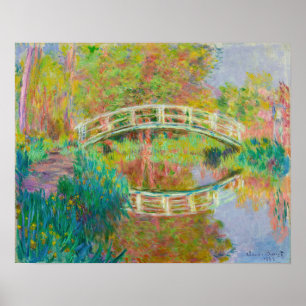 Poster Claude Monet - Ponte Japonês, Giverny