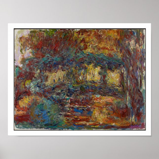 Poster Claude Monet | Ponte Japonesa (Frente)