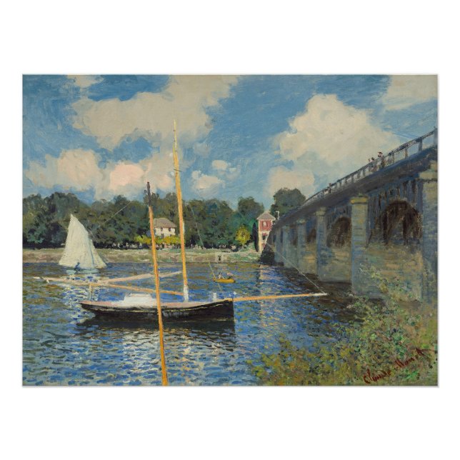 Pôster Claude Monet | Ponte na Argentina (Frente)