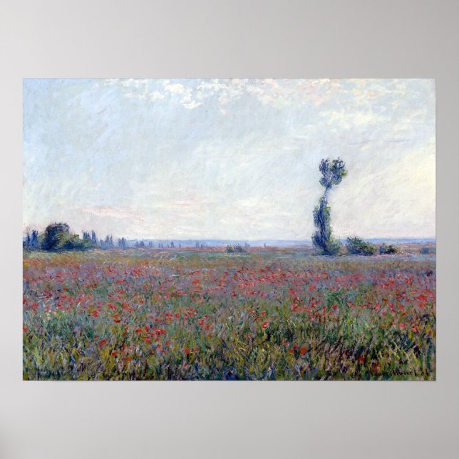 Poster Claude Monet Poppy Field (Frente)
