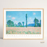 Poster Claude Monet Poppy Field em Giverny Vintage Paint<br><div class="desc">Entra no mundo encantador da arte de Claude Monet com este belo impressão de arte. Apresentando a pintura cativante "Poppy Field at Giverny", esta obra-prima transporta-o para o jardim amado do artista onde as vibrantes papoilas flutuam na brisa. Elevem seu espaço com um toque de elegância vintage adicionando esta criação...</div>