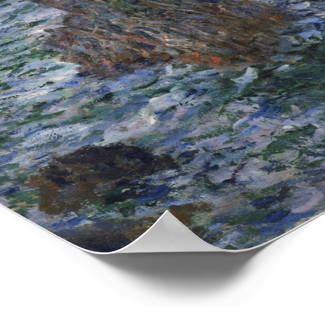 Poster Claude Monet - Port Coton - Pirâmides - Pirâmides (Borda)