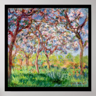 Pôster Claude Monet Printemps um Giverny, 1903