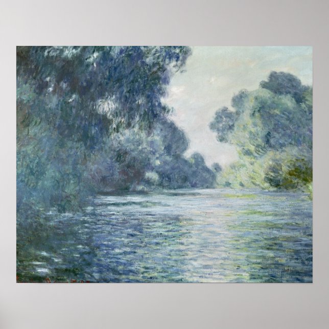 Poster Claude Monet | Ramo do Sena perto de Giverny (Frente)