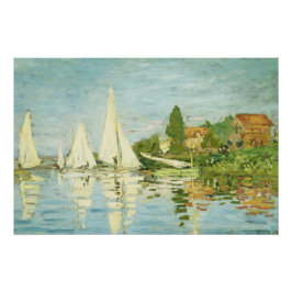 Pôster Claude Monet. Regattas em Argenteuil