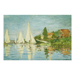 Pôster Claude Monet. Regattas em Argenteuil