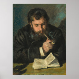 Poster Claude Monet Retrait Vintage Painting por Renoir
