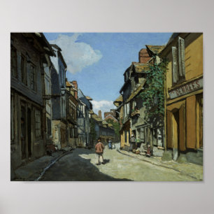 Poster Claude Monet - Rue de la Bavole, Honfleur