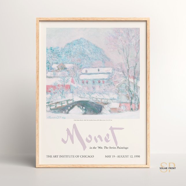 Poster Claude Monet Sandvika Norway Vintage Pintura (Criador carregado)