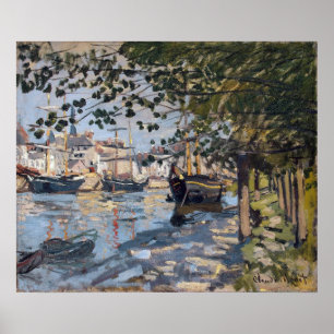 Pôster Claude Monet Seine em Rouen, 1872