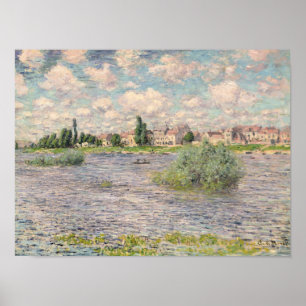 Poster Claude Monet   Sena em Lavacourt