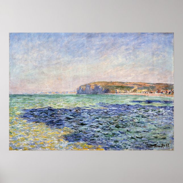 Poster Claude Monet Shadows no mar, The Cliff (Frente)
