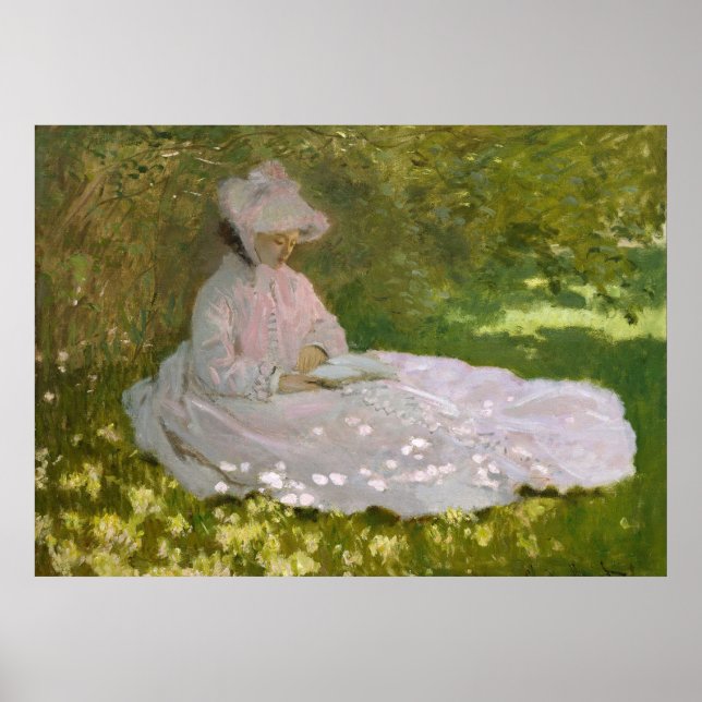 Poster Claude Monet - Springtime (Frente)