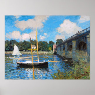 Pôster Claude Monet: The Bridge at Argenteuil