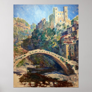 Poster Claude Monet trabalho de arte - O Castelo de Dolce