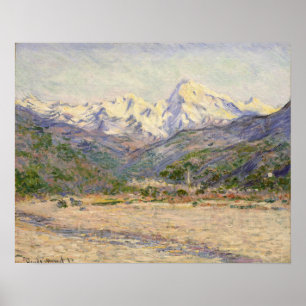 Poster Claude Monet  Vale do Nervia