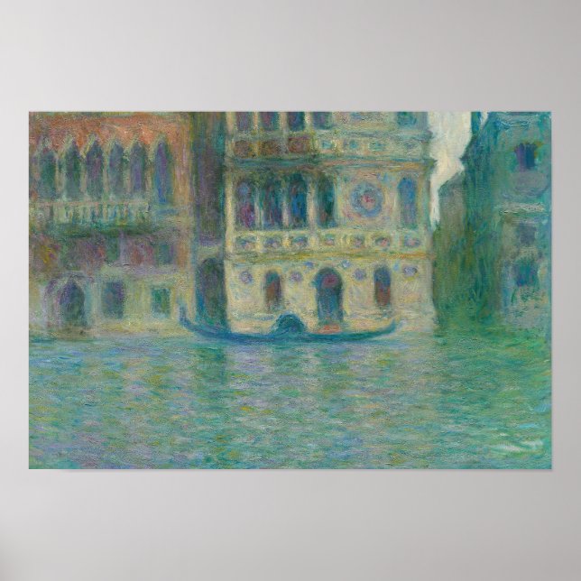 Poster Claude Monet - Veneza, Palazzo Dario (Frente)
