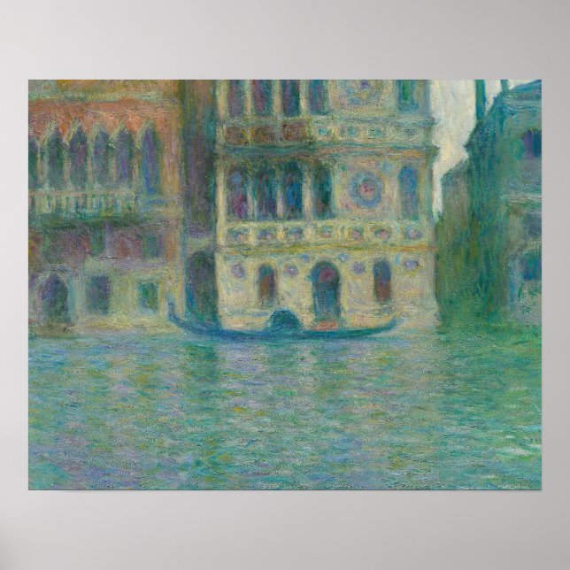 Poster Claude Monet - Veneza, Palazzo Dario (Frente)