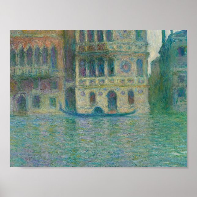 Poster Claude Monet - Veneza, Palazzo Dario (Frente)