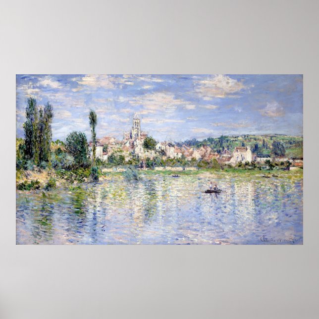 Pôster Claude Monet Vétheuil no Verão (Frente)