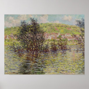 Pôster Claude Monet   Vetheuil, vista de Lavacourt, 1879